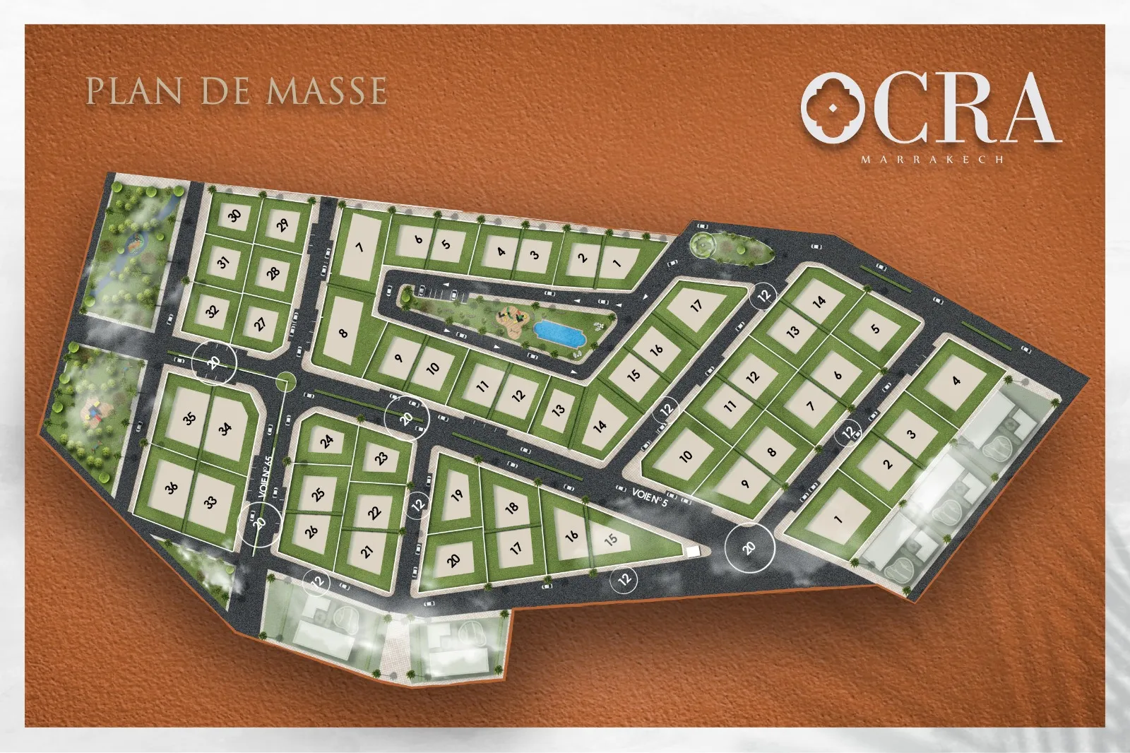 Plan de masse OCRA