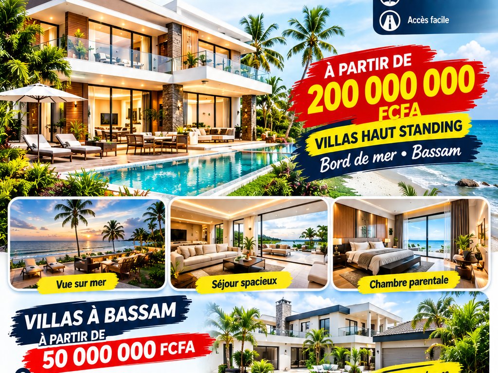 Terrain villa haut standing