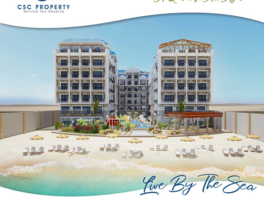 2 Bedroom apartment with private beach